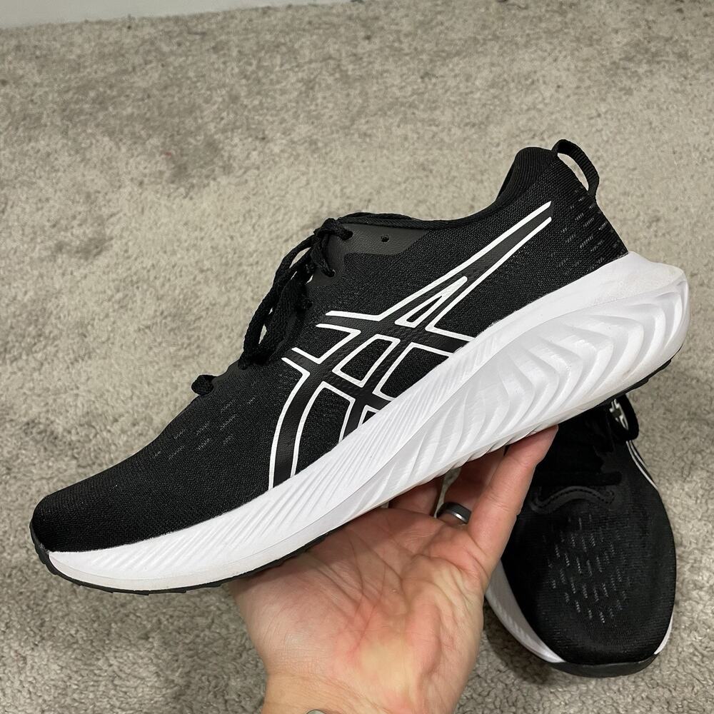 ASICS GEL-Excite 10 Running Shoes Womens Size 9.5 Black White Cushioned Sneakers - Picture 2 of 10